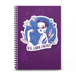 Γυναικεία Σκίτσα Ζώδια - Ζυγός (Τετράδιο Σπιράλ)